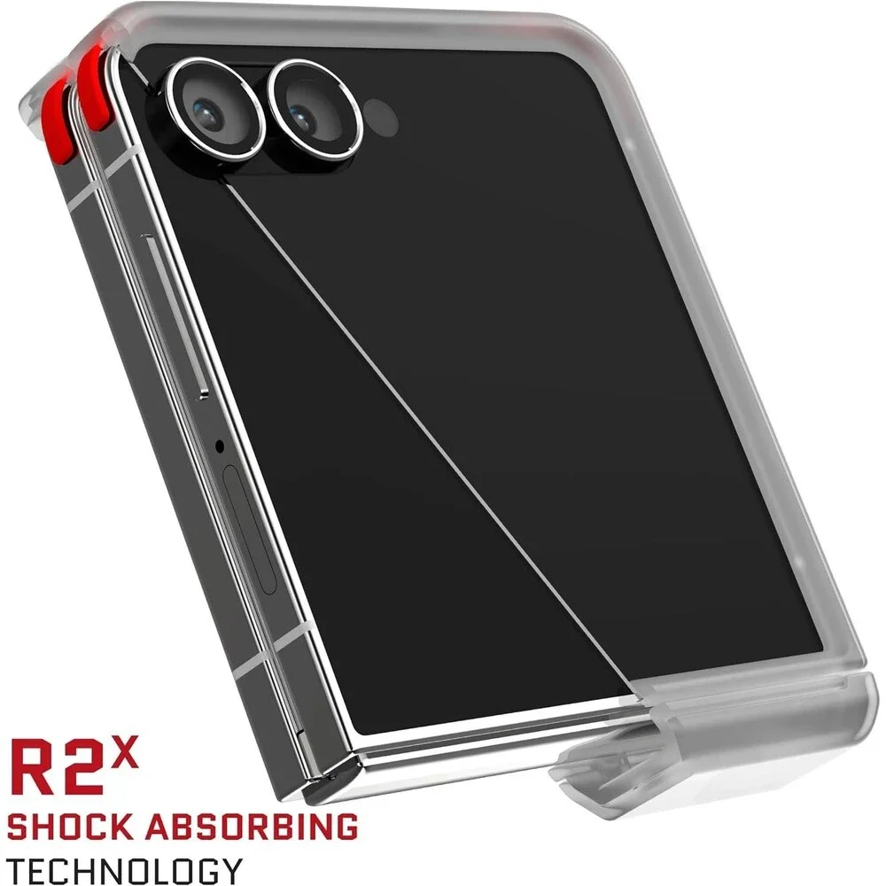 Samsung Galaxy Z Flip 7 Case Clear with MagSafe and Kickstand | Ghostek COVERT